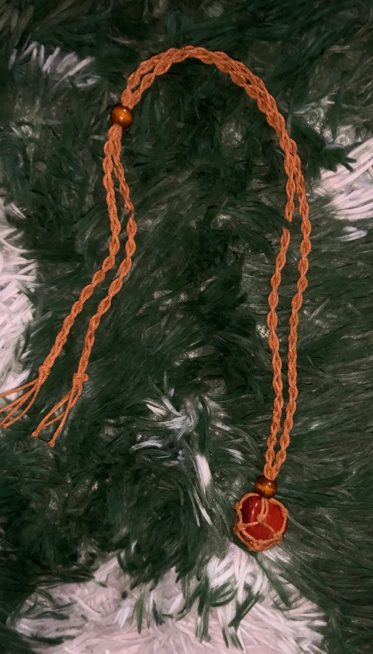 RED VALLEY JASPER GROUNDING & STABILITY NECKLACE