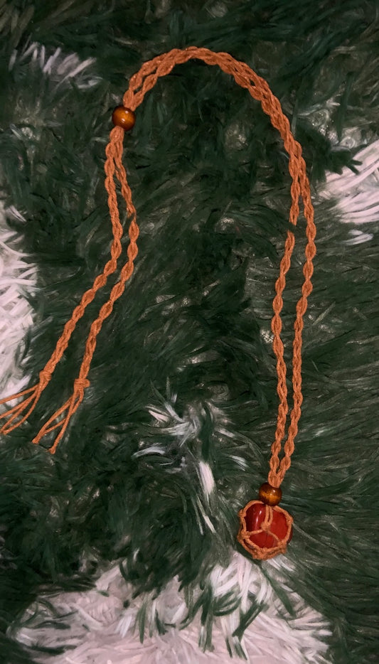 RED VALLEY JASPER GROUNDING & STABILITY NECKLACE